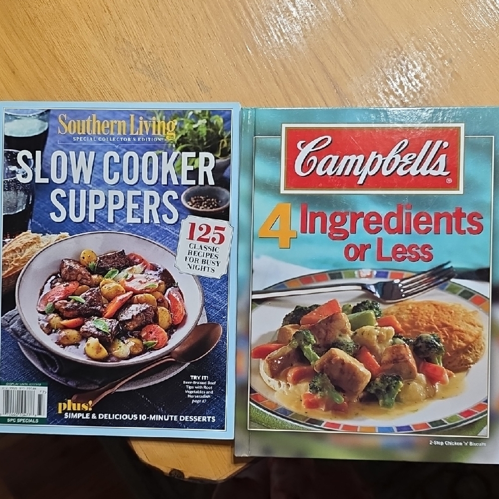 Southern Living Slow Cooker Suppers and Campbell's 4 Ingredients Or Less